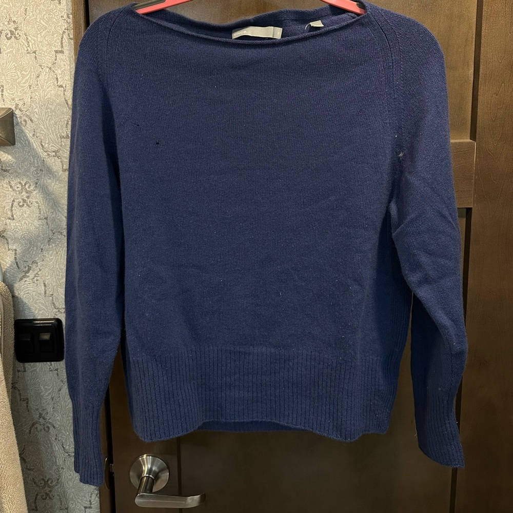 Vince 100% Cashmere Blue Sweater